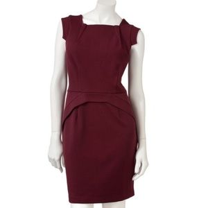 Jennifer Lopez ponte sheath dress